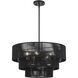 Acordia 6 Light 23 inch Black Pendant Chandelier Ceiling Light