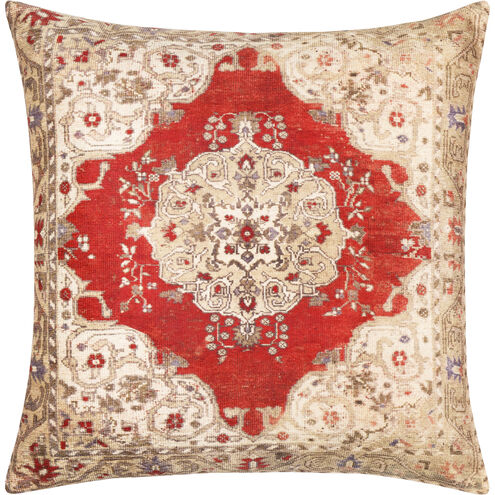 Javed 18 inch Light Beige Pillow Kit in 18 x 18, Square