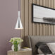 Allison 1 Light 7 inch Brushed Aluminum Mini Pendant Ceiling Light