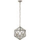 Chapman & Myers Zeno 4 Light 16 inch Burnished Silver Leaf Lantern Pendant Ceiling Light, Medium