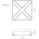 Tac LED 5.5 inch Black Exterior Wall Sconce