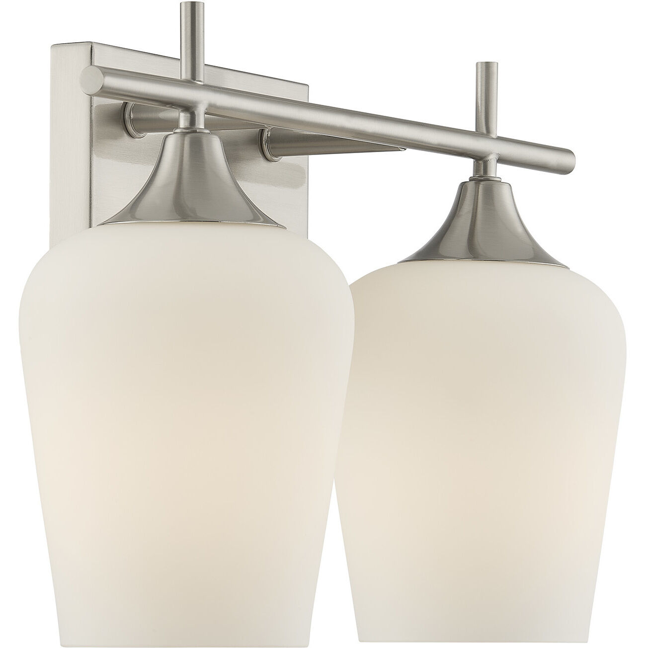 Octave 2 Light 13.75 inch Satin Nickel Bathroom Vanity Light Wall Light, Essentials