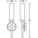 Huntington 1 Light 4.5 inch Satin Nickel ADA Wall Sconce Wall Light