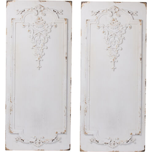 Prasoon White Wall Panels, Set of 2