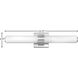 Aiden LED 23 inch Chrome Vanity Light Wall Light, Vertical