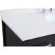 Irene 48 X 22 X 34 inch Black Vanity Sink Set