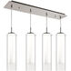 Verona LED 5.13 inch Brushed Nickel Multi Pendant Ceiling Light