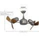 Atlas Dagny 38 inch Textured Bronze with Barnwood Tone Blades Ceiling Fan in Barn Wood