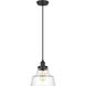 Sean Lavin Baskin 1 Light 10 inch Midnight Black Pendant Ceiling Light