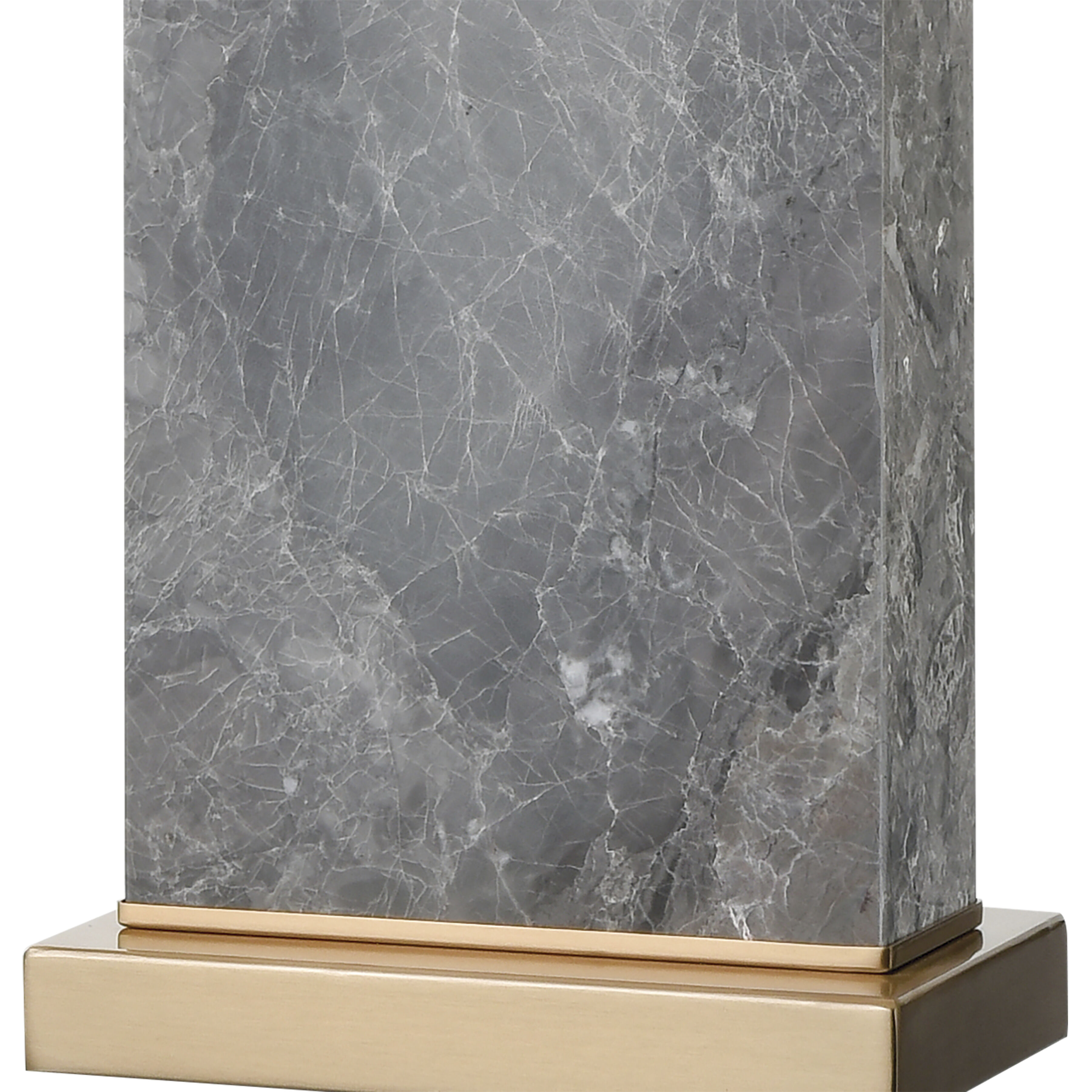 Archean 30 inch 150 watt Gray Marble Table Lamp Portable Light