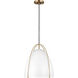 Sean Lavin Norman 1 Light 13.38 inch Satin Brass Pendant Ceiling Light