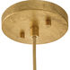 Honey 5 Light 28 inch Distressed Brass Chandelier Ceiling Light