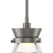 Apparatus 1 Light 4.1 inch Dark Smoke Mini Pendant Ceiling Light