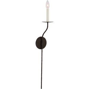 Ian K. Fowler Belfair LED 4.5 inch Aged Iron Tail Sconce Wall Light, Large