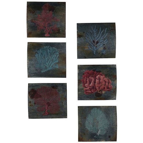 Sea Coral Multicolor Dimensional Wall Art