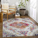 Floransa 108 X 79 inch Cream Rug in 7 x 9, Rectangle