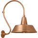 Thomas O'Brien Academy Barn Light LED 24 inch Soft Copper Larrabee Barn Light in 16" Soft Copper Bowers Shade