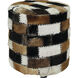 Patchwork 18 inch Natural Ottoman