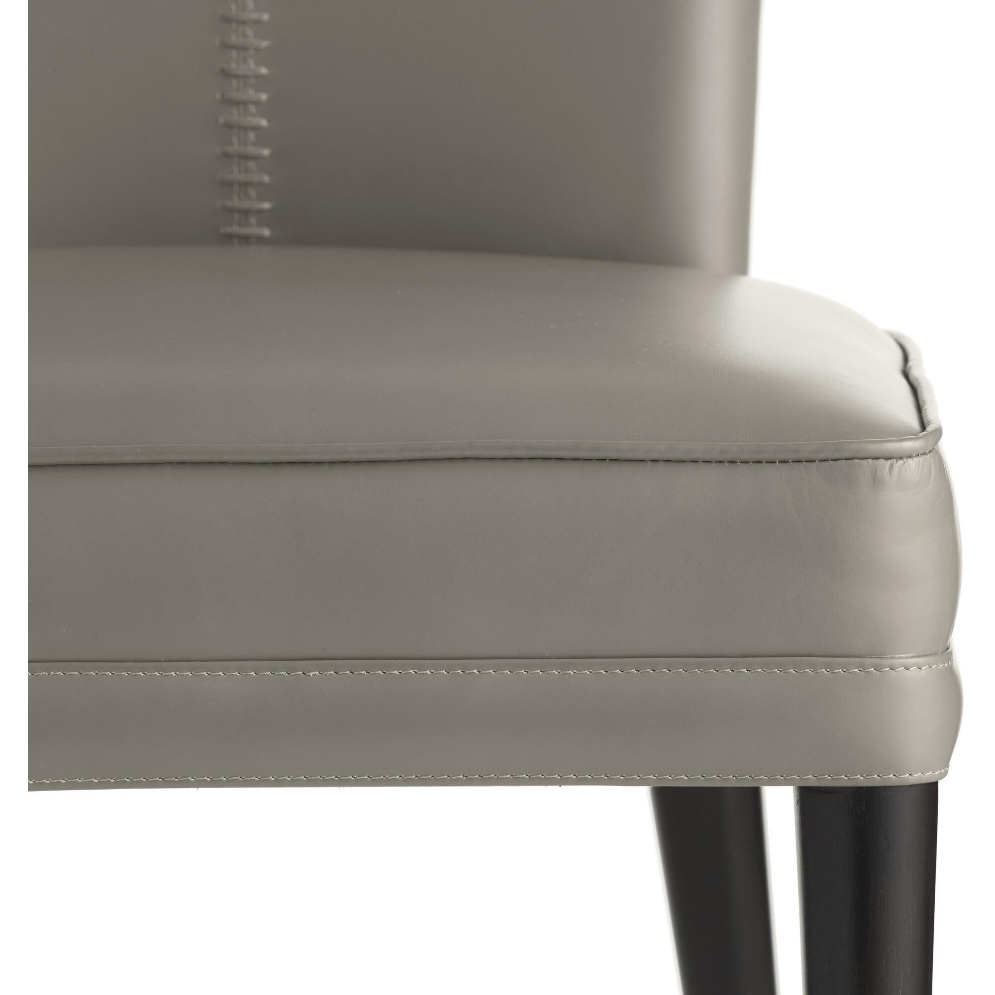 Lincoln Morel and Ebony with Antique Brass Dining Chair