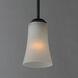 Logan 1 Light 4.5 inch Black Mini Pendant Ceiling Light
