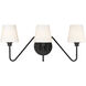 Yep Kennedy Vanity Wall Light in Natural Black