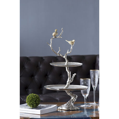 Atelier 15.5 X 15.5 inch Silver and Gold Plates