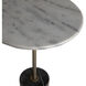 Santosha Side Table, Stone Top