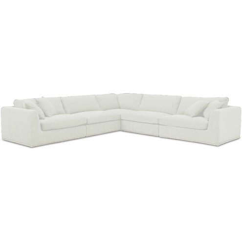 Rue White Modular Sectional, Classic L