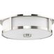 Gilliam LED 16.12 inch Brushed Nickel Flush Mount Ceiling Light