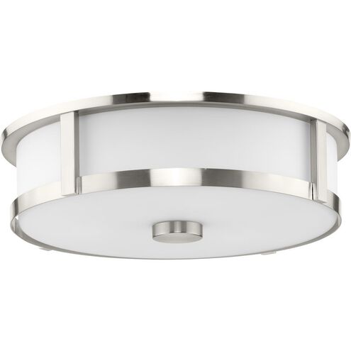 Gilliam LED 16.12 inch Brushed Nickel Flush Mount Ceiling Light