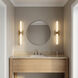 Sarco LED 36 inch Satin Brass Vanity Light Wall Light