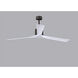Atlas Nan XL 72 inch Textured Bronze with Matte White Blades Ceiling Fan