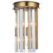 Sydney 2 Light 8 inch Satin Gold Wall Sconce Wall Light