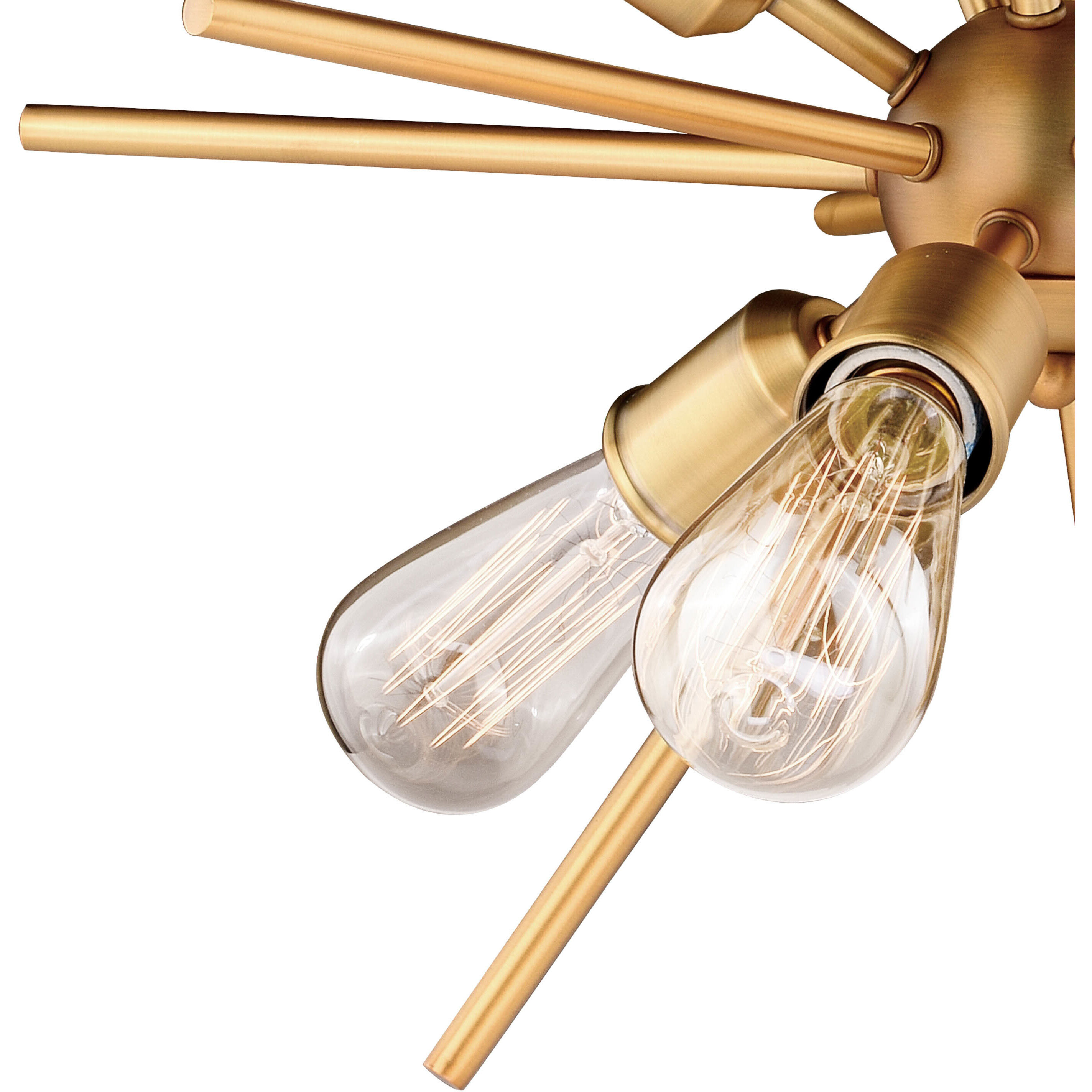 Estelle LED 19 inch Natural Brass Pendant Ceiling Light