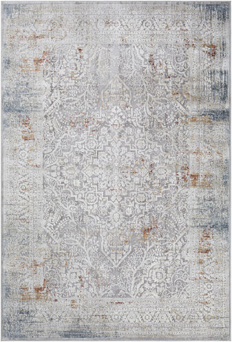 Norland 114 X 79 inch Medium Gray Rug in 7 x 9, Rectangle