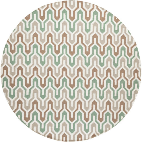 Fallon 96 X 96 inch Emerald, Camel, Ivory Rug