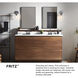 Fritz 3 Light 24 inch Heritage Brass Vanity Light Wall Light
