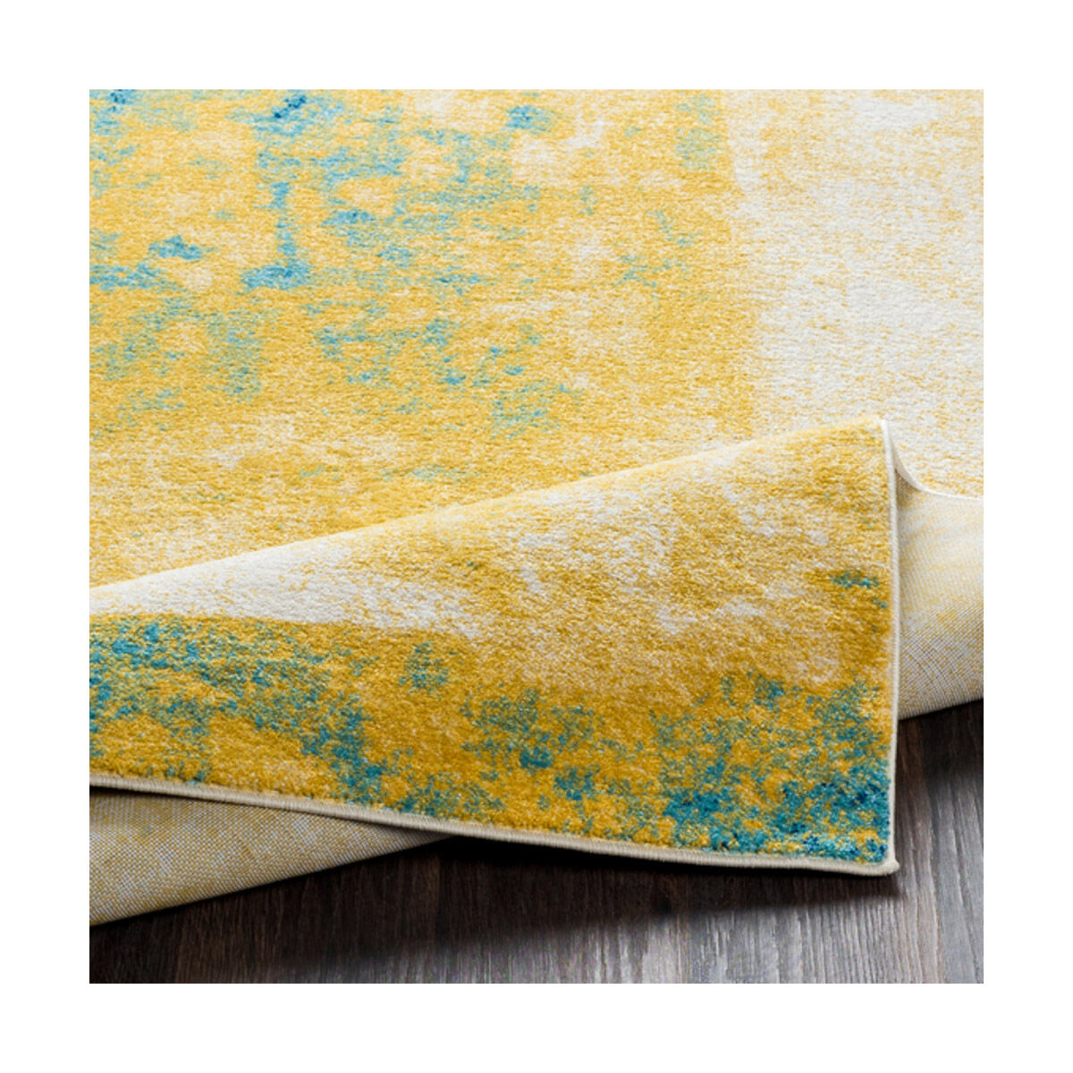 Harput 87 X 31 inch Saffron/Teal/Dark Blue/White Rugs, Runner