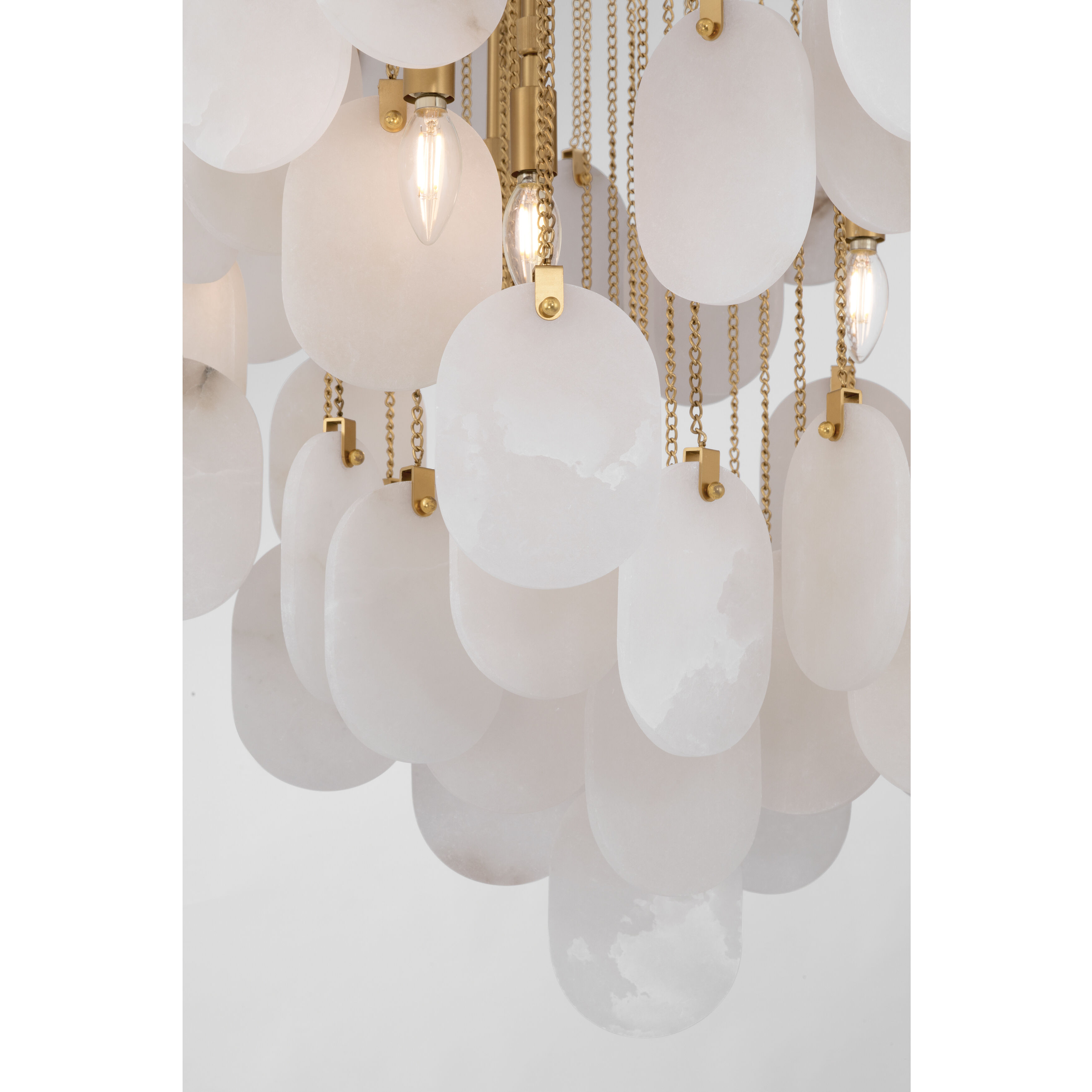Velisse 8 Light 35.5 inch Legacy Brass Pendant Ceiling Light