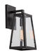 Canada 1 Light 7 inch Black Wall Sconce Wall Light, Black Frame