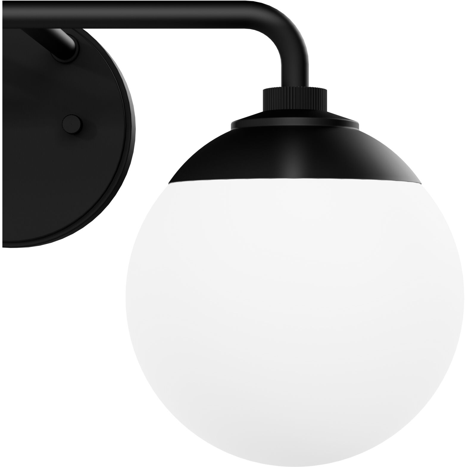 Hepburn 2 Light 18 inch Matte Black Vanity Light Wall Light