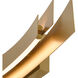 Candora LED 36 inch Brass Vanity Light Wall Light