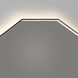 Deca 30 X 30 inch Black LED Lighted Mirror, Vanita by Oxygen