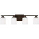 Vinton 4 Light 29 inch Bronze Wall Bath Fixture Wall Light in Incandescent