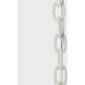 Chapman & Myers Amalfi LED 50 inch Plaster White Three-Tiered Chandelier Ceiling Light