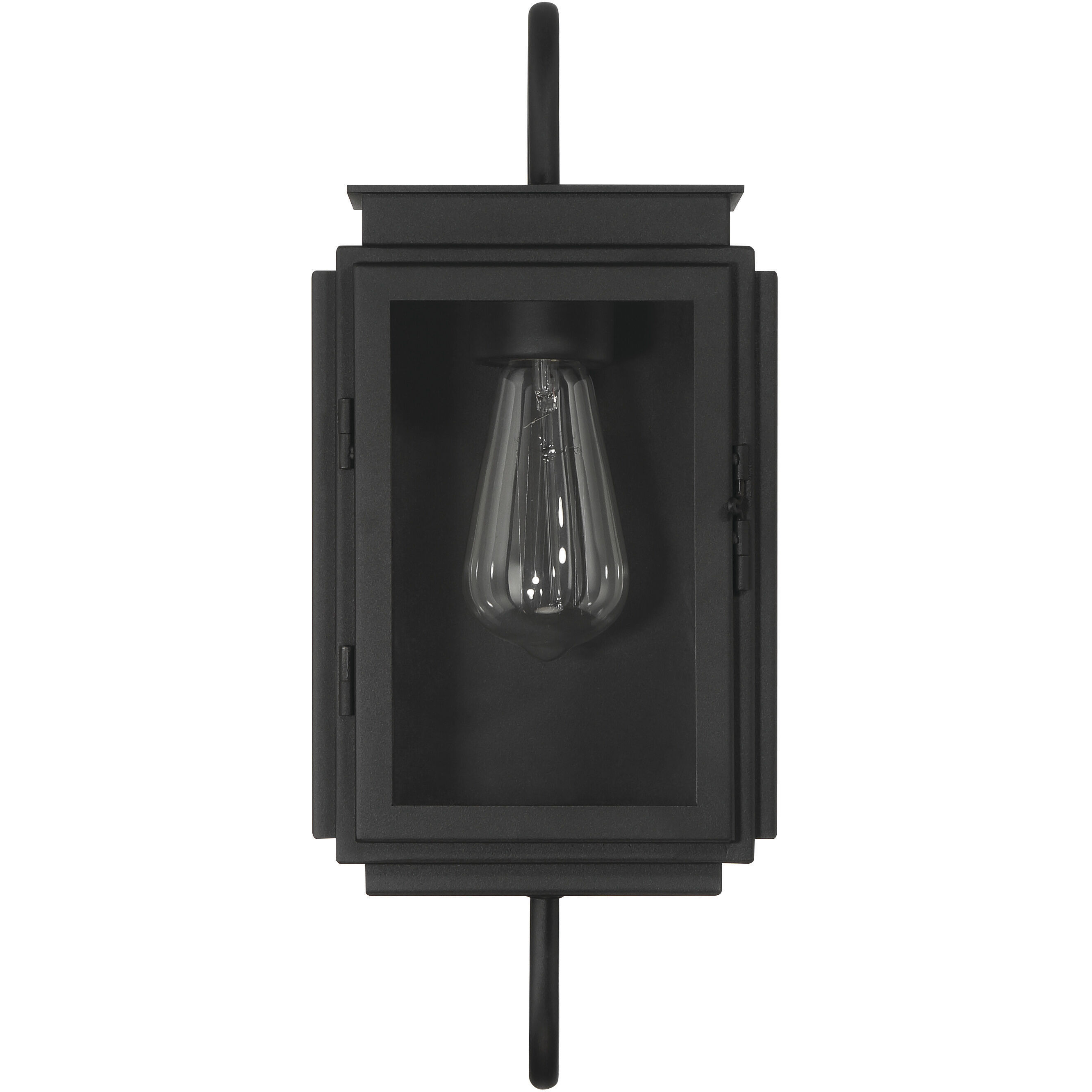 Irving 1 Light 16.5 inch Textured Black Outdoor Wall Lantern