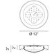 Essene LED 12 inch Black Flush Mount Ceiling Light