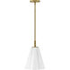 Honey 1 Light 11 inch Lacquered Brass Pendant Ceiling Light