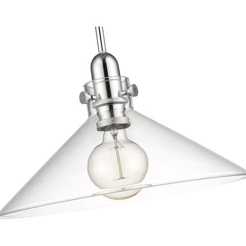 Dwyer 1 Light 15 inch Polished Nickel Pendant Ceiling Light