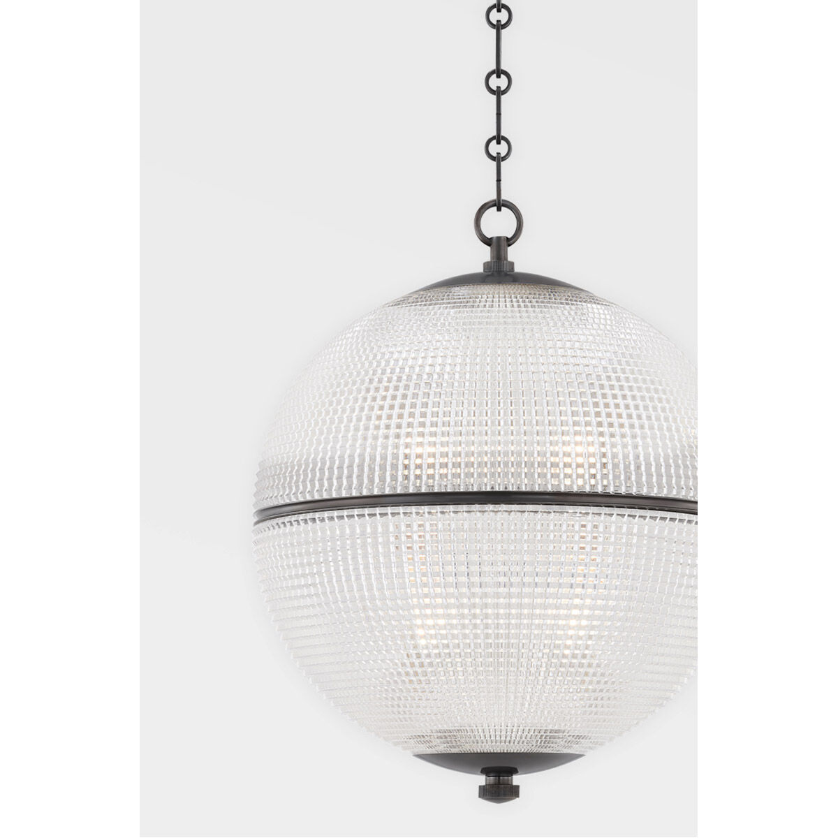 Sphere No. 3 1 Light 18.25 inch Distressed Bronze Pendant Ceiling Light, Large